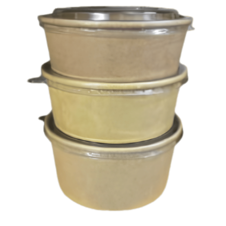 Bowl Kraft C/Tapa PET 16Oz