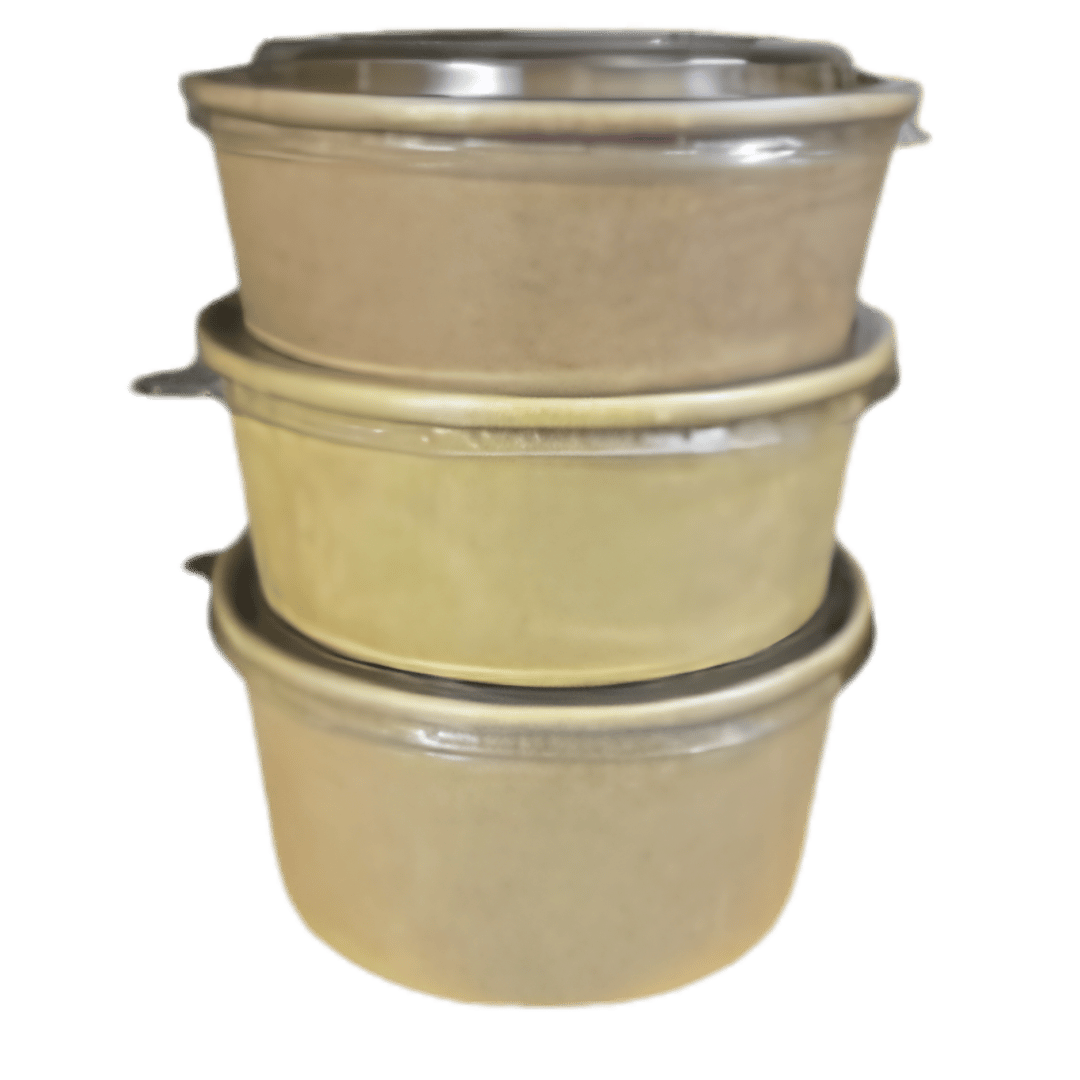 Bowl Kraft C/Tapa PET 16Oz